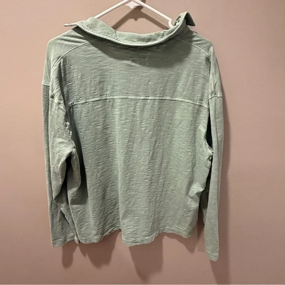 Women's Vineyard Vines Long-Sleeve Polo (Green) XL - Picture 2 of 3